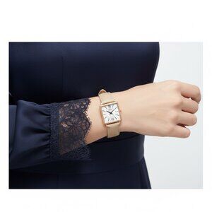 NWT Authentic Seiko Conceptual Quartz White Dial Women's Watch